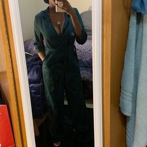 Emerald green jumpsuit